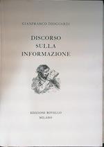 Discorsi sulla informazione