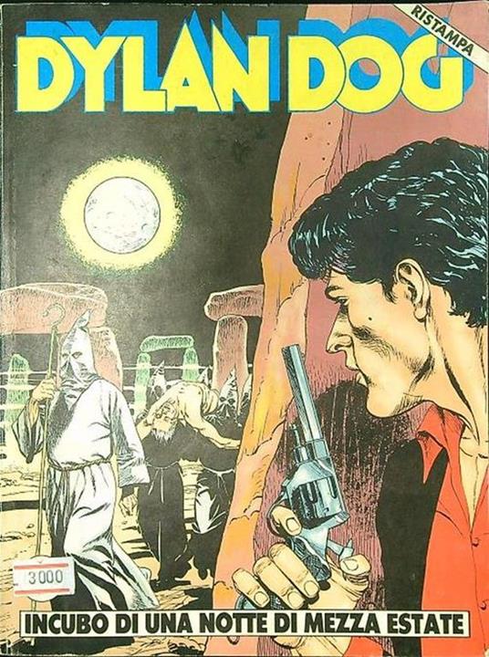 Dylan Dog n. 36 Ristampa/luglio 1992: Incubo di una notte di mezza estate - Tiziano Sclavi - copertina