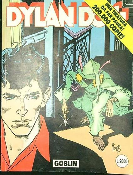 Dylan Dog n. 45/giugno 1990: Goblin - Tiziano Sclavi - copertina