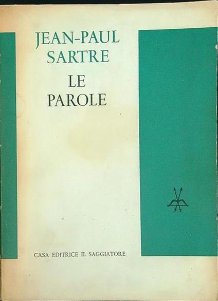 Le parole - Jean-Paul Sartre - copertina