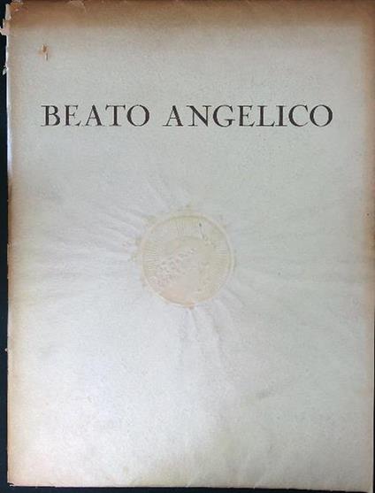 Beato Angelico 6 tavole - Dino Bonardi - copertina