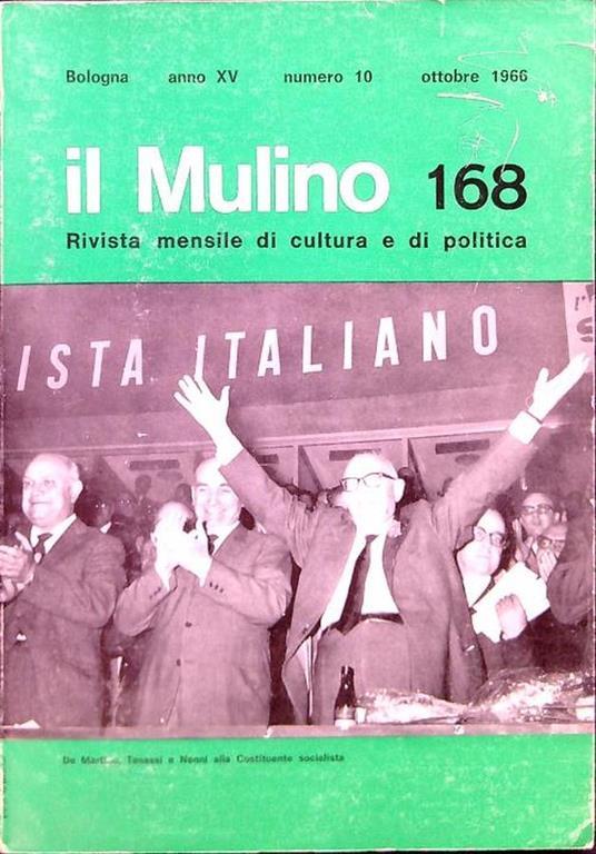 Il Mulino 168 - N. 10 Ottobre 1966 - copertina