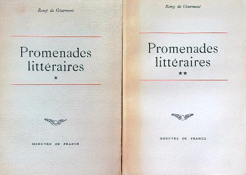 Promenades Litteraires. 2vv - Rémy de Gourmont - copertina