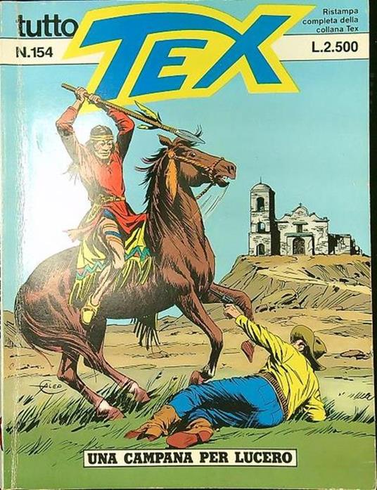 Tutto Tex n. 154/1993: Una campana per Lucero - Gianluigi Bonelli - copertina