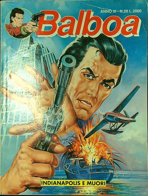 Balboa n. 20/gennaio 1991: Indianapolis e muori - copertina