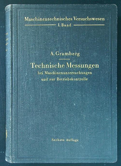 Technische Messungen - copertina