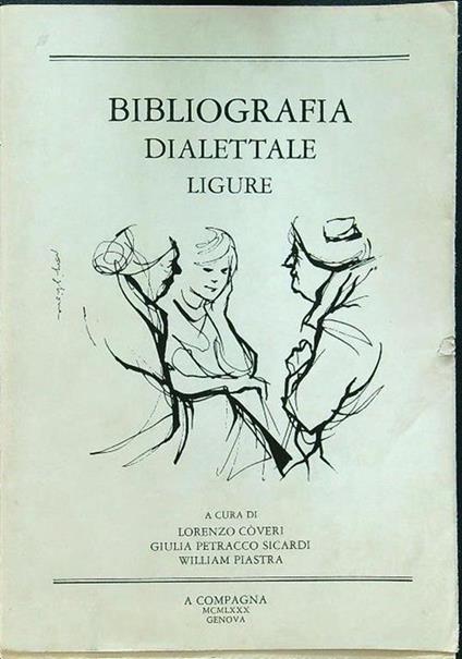 Bibliografia dialettale ligure - copertina