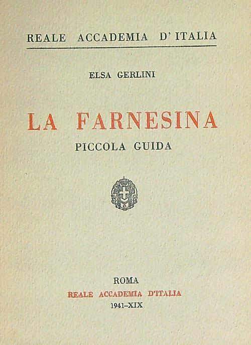 La Farnesina piccola guida - Elsa Gerlini - copertina