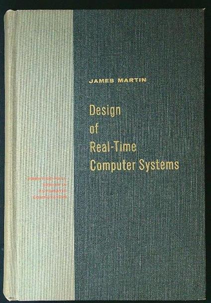 Design of Real-Time Computer Systems - James Martin - copertina
