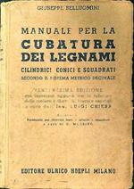 Manuale per la cubatura dei legnami