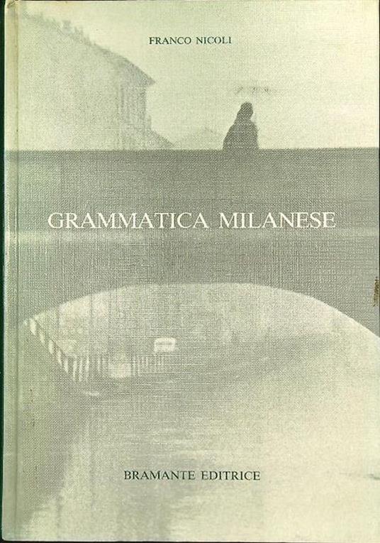 Grammatica milanese - Franco Nicoli - copertina