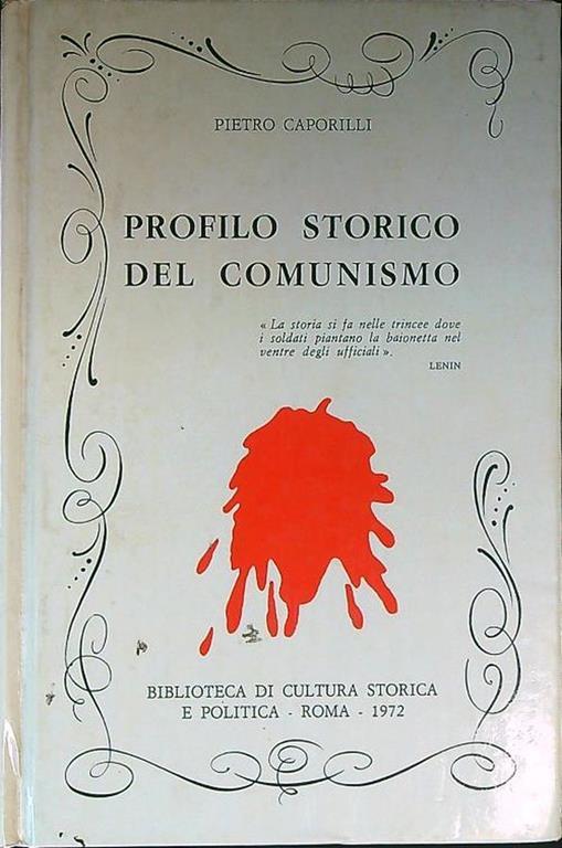 Profilo storico del comunismo - Pietro Caporilli - copertina