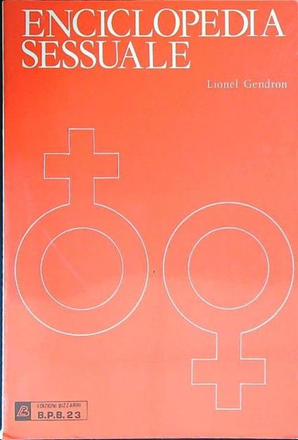 Enciclopedia sessuale - Lionel Gendron - copertina