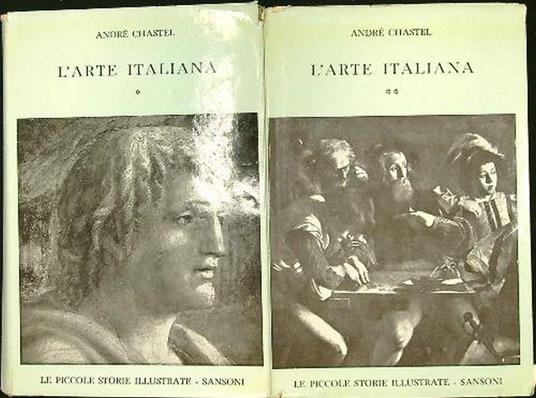 L' arte italiana 2vv - André Chastel - copertina