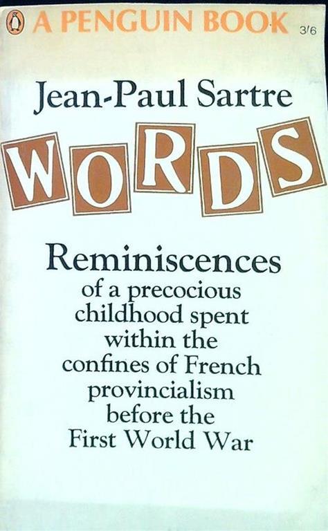 Words - Jean-Paul Sartre - copertina