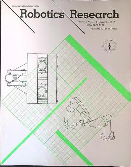 Robotic Research vol. 8 n. 6/December 1989 - copertina