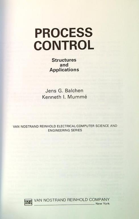 Process control. Structures and Applications - copertina