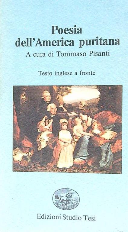 Poesia dell'America puritana - Tommaso Pisanti - copertina