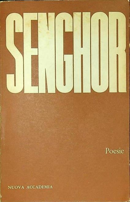 Poesie - Sedar Senghor - copertina