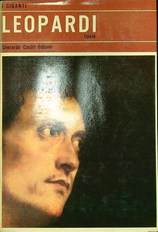 Opere - Giacomo Leopardi - copertina