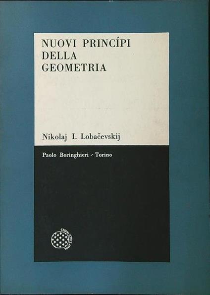 Nuovi principi della geometria - copertina