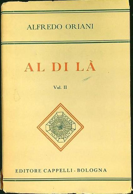 Al di là vol. II - Alfredo Oriani - copertina