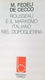 Rousseau e il marxismo italiano nel dopoguerra