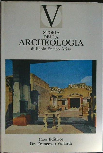 Storia della archeologia - copertina