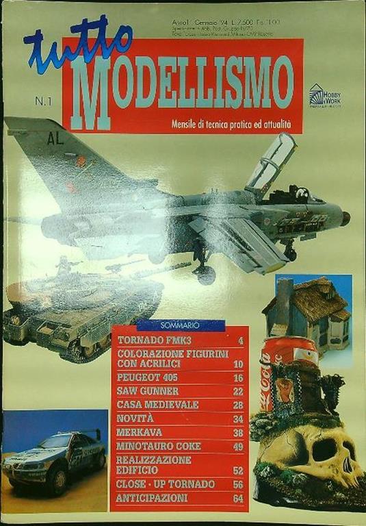 Tutto modellismo n. 1/gennaio '94 - Libro Usato - Hobby & Work Publishing -  | IBS