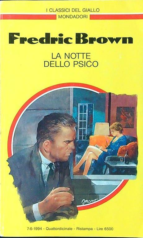 La notte dello psico - Fredric Brown - copertina