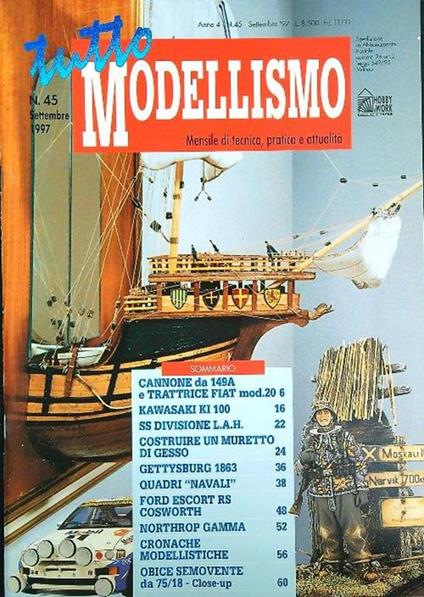 Tutto modellismo 45/settembre 1997 - copertina