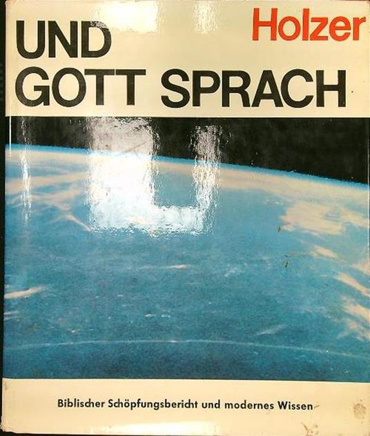 Und gott sprach - Josef Holzer - copertina