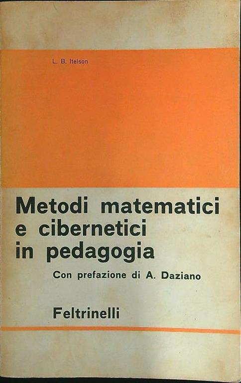 Metodi matematici e cibernetici in pedagogia - copertina