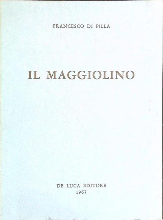 Il maggiolino - Francesco Di Pilla - copertina