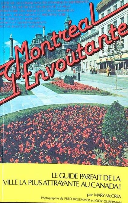 Montréal l'envoûtante - copertina