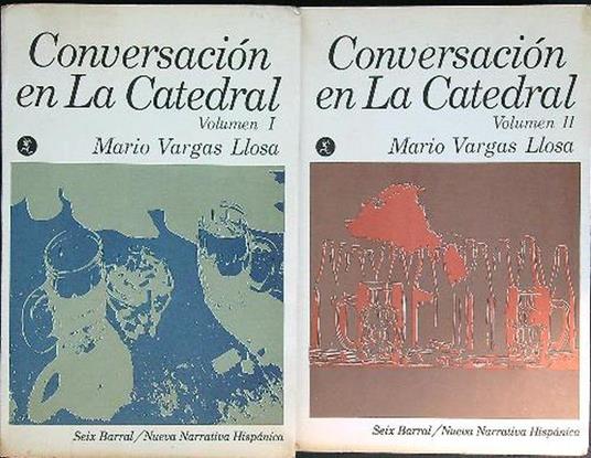 Conversaciòn en La Catedral 2 voll. - Mario Vargas Llosa - copertina