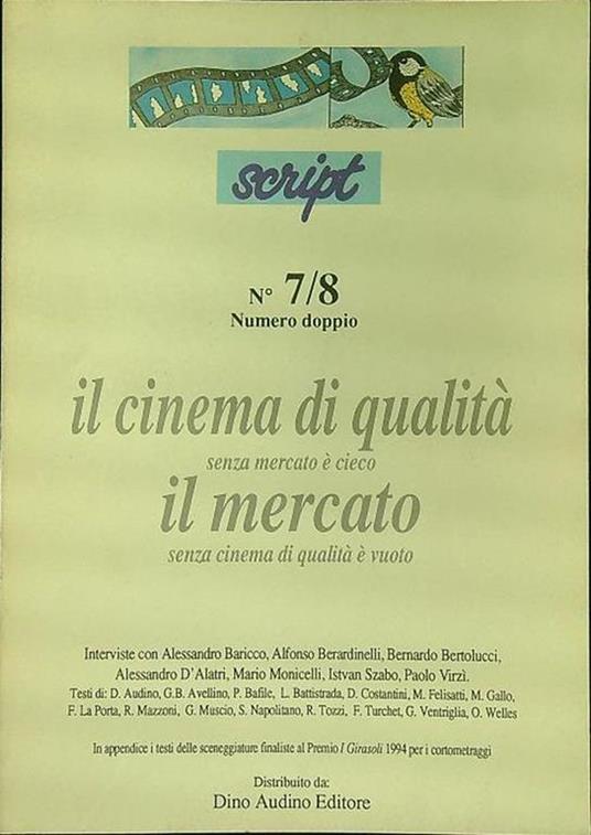 Script n. 7-8/gennaio 1995 - copertina