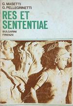 Res et sententiae