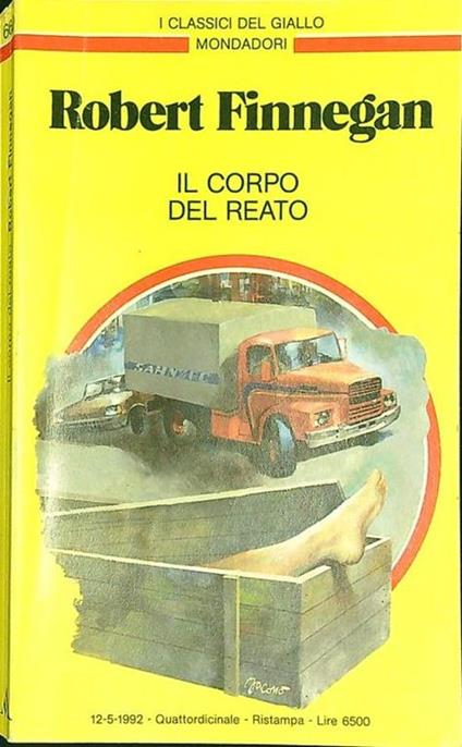 Il corpo del reato - Robert Finnegan - copertina