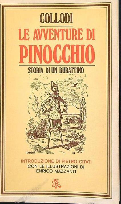 Le avventure di Pinocchio - Carlo Collodi - copertina