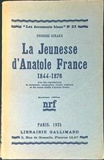 La jeunesse d'Anatole France