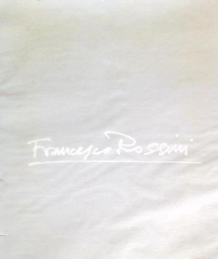 Francesco Rossini - Renzo Biason - copertina
