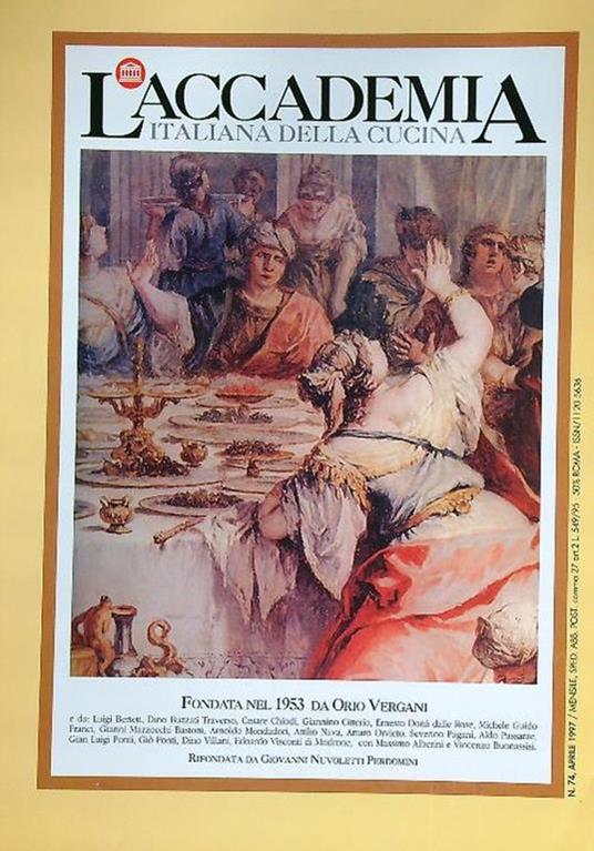 L' accademia italiana della cucina 74/aprile 1997 - copertina