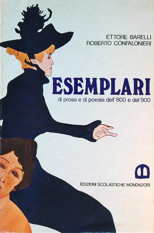 Esemplari di prosa e di poesia dell'800 e del '900 - Ettore Barelli - copertina