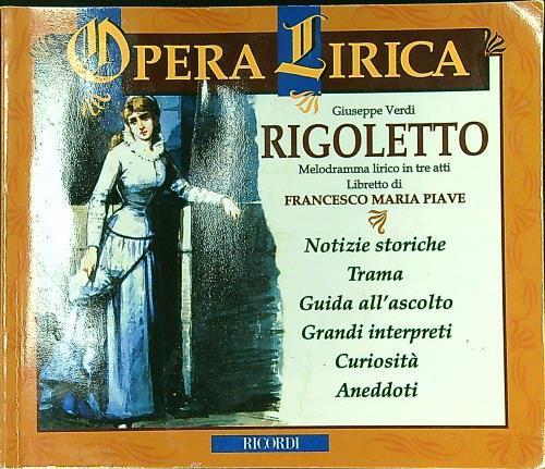 Rigoletto - Giuseppe Verdi - copertina