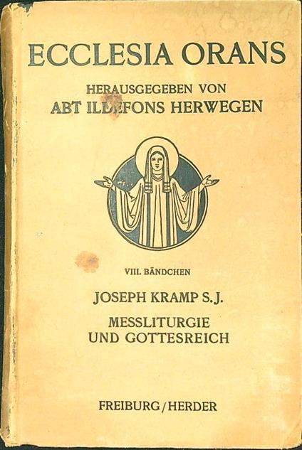 Ecclesia Orans Messliturgie II - Joseph Kramp - copertina