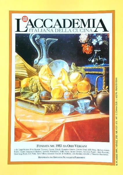 accademia italiana della cucina 97/luglio 1999 - copertina