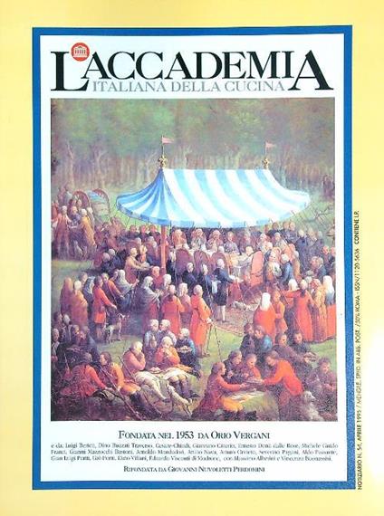 accademia italiana della cucina 54/aprile 1995 - copertina