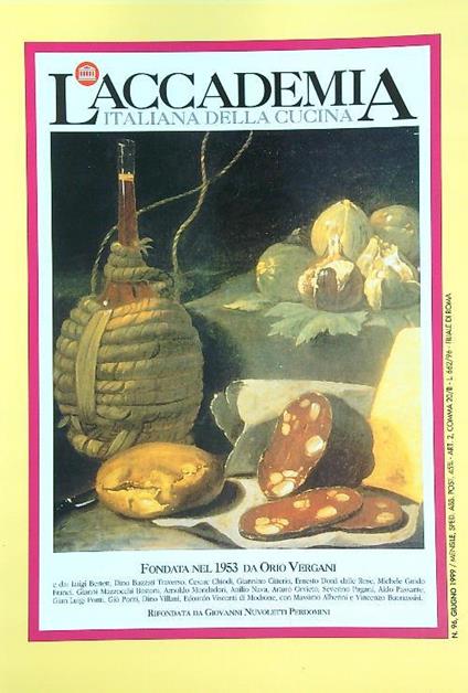 accademia italiana della cucina 96/giugno 1999 - copertina