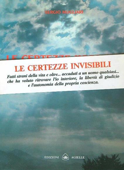 certezze invisibili - Sergio Mugliari - copertina